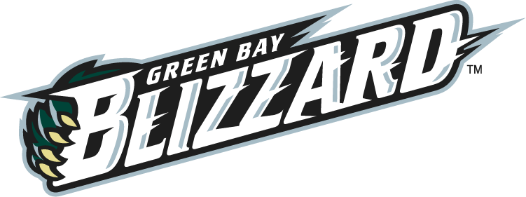 Green Bay Blizzard 2010-2014 Wordmark Logo t shirt iron on transfers